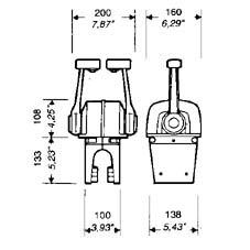 Top Mount Twin Lever with Trim Control
